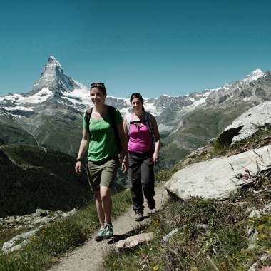 Zermatt Wandern Matterhorn Alpen Schweiz