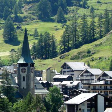 Zermatt Ferien Urlaub Kirche