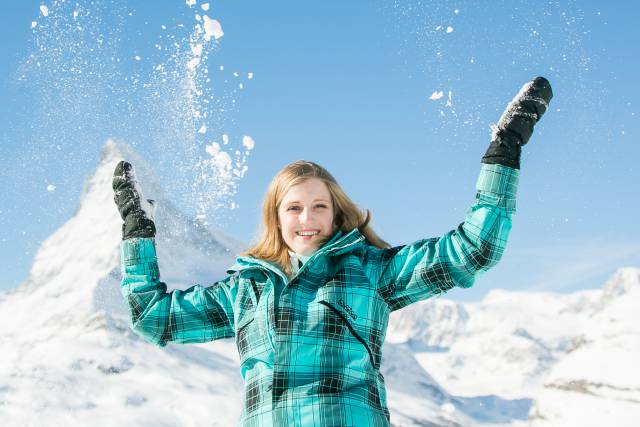 Winter Zermatt Schweiz Schnee