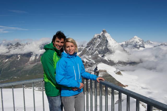 Europas höchstgelegene Aussichtsplattform: Klein Matterhorn